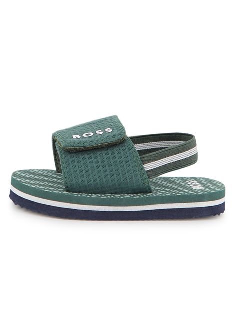 Sandali con logo HUGO BOSS KIDS | J52820N68C